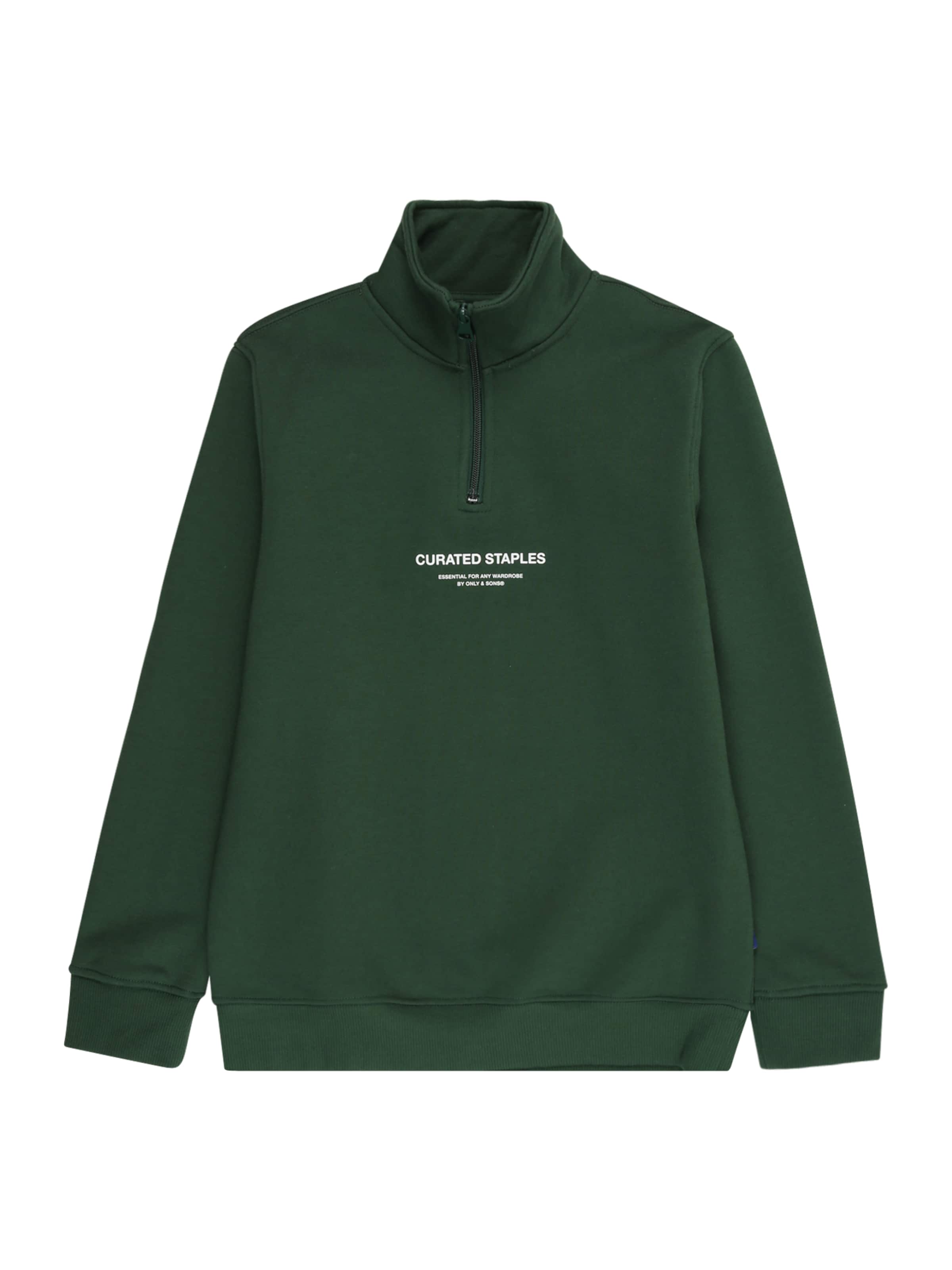 Only & Sons Junior Dressipluus, värv roheline: eest vaates