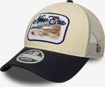 Cappello da baseball sportivo di NEW ERA in beige: frontale