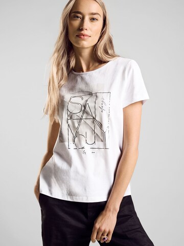 STREET ONE T-Shirt in Weiß: Vorderseite