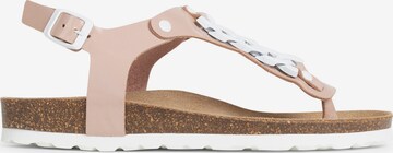 Bayton T-Bar Sandals 'Astrid' in Pink