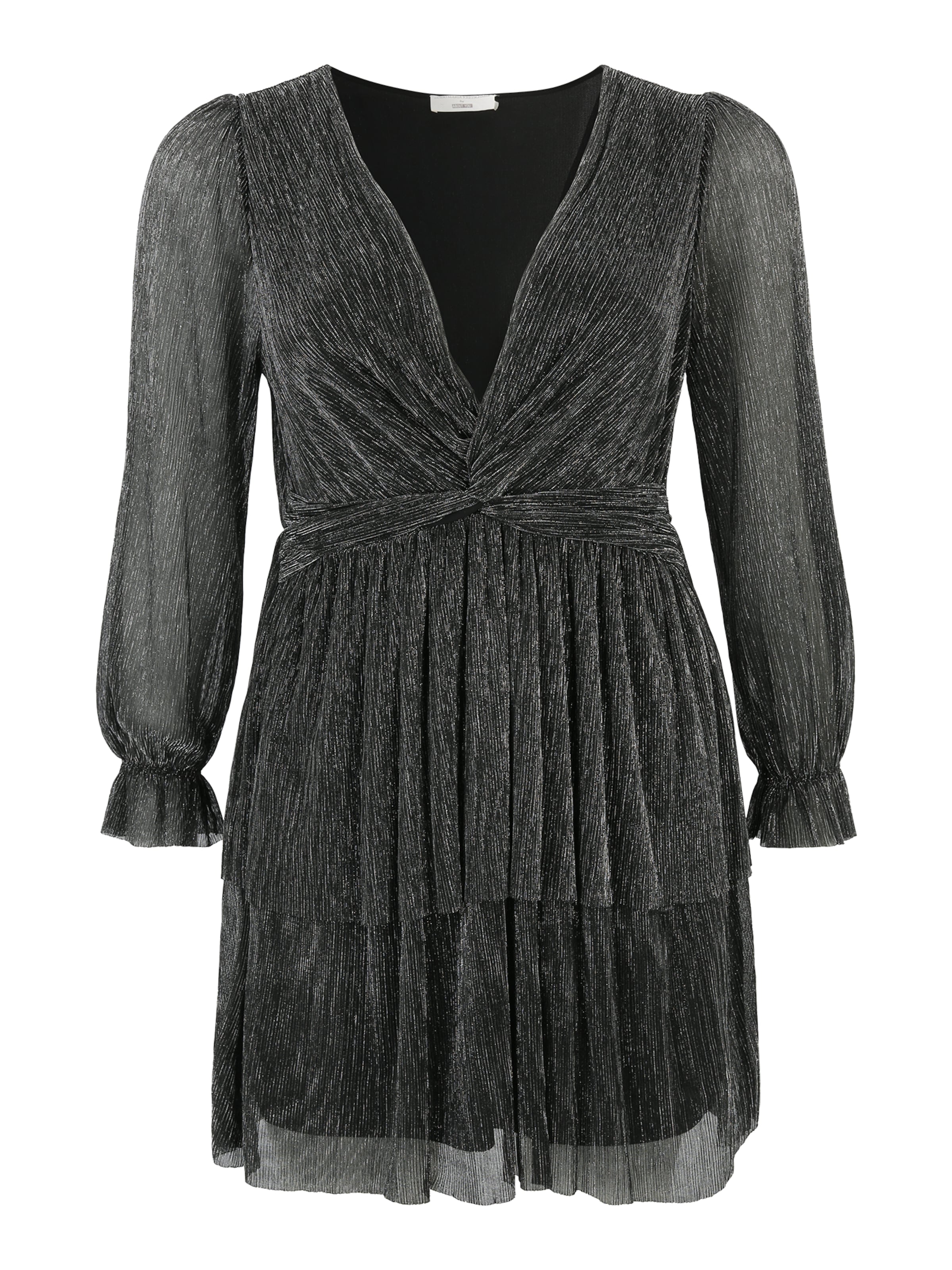 Guido Maria Kretschmer Curvy Vestido 'Elonie' en negro / plata, Vista del producto