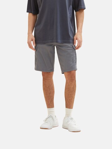 TOM TAILOR Regular Shorts in Grau: predná strana