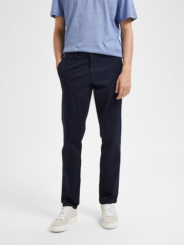 SELECTED HOMME Chino 'New Miles' in Blauw: voorkant