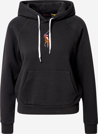 Bluză de molton POLO RALPH LAUREN pe negru, Vizualizare produs
