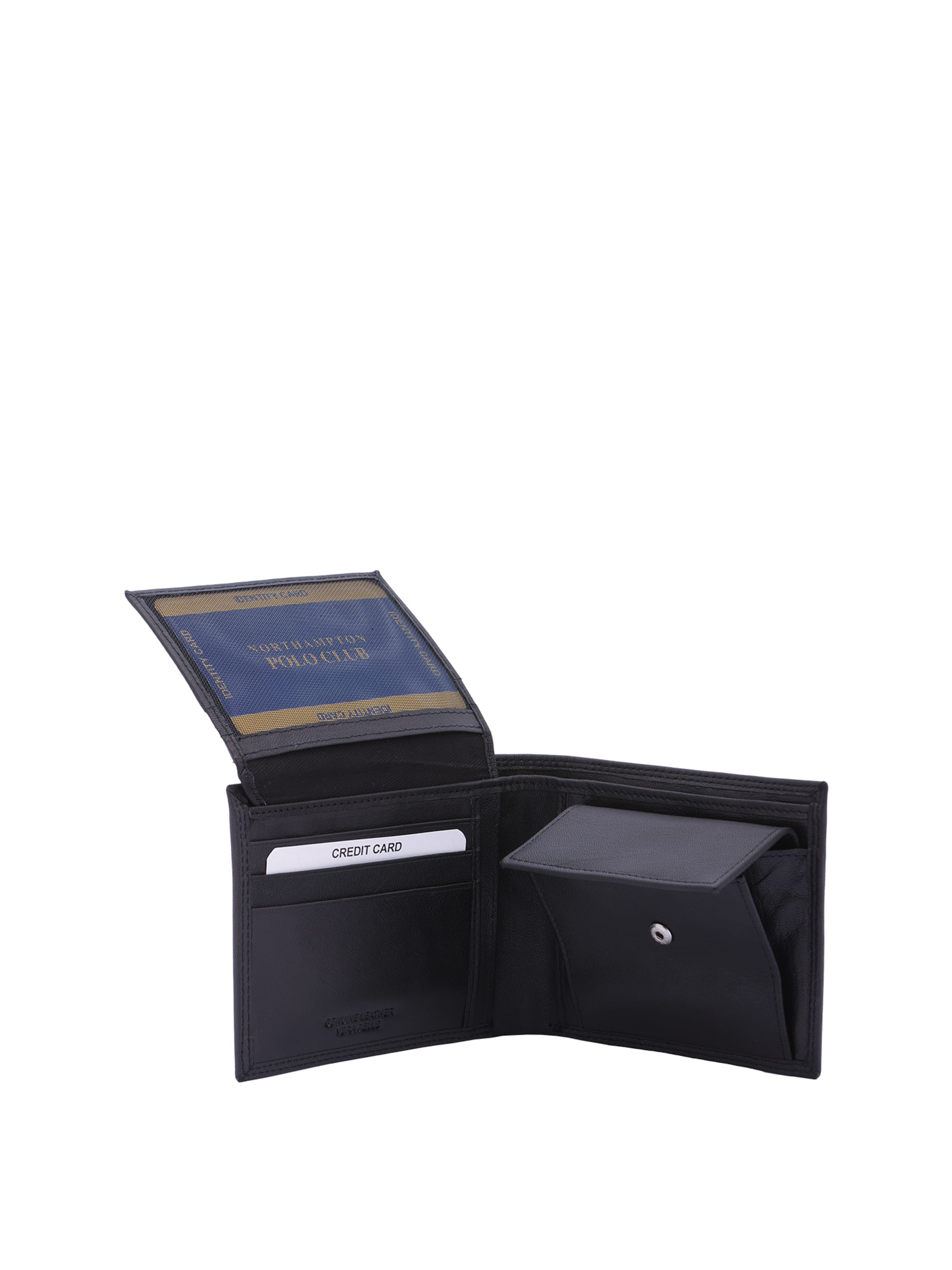 Portamonete di Northampton Polo Club in nero