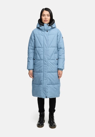 Cappotto invernale 'Yaskaa 16' di MARIKOO in blu: frontale