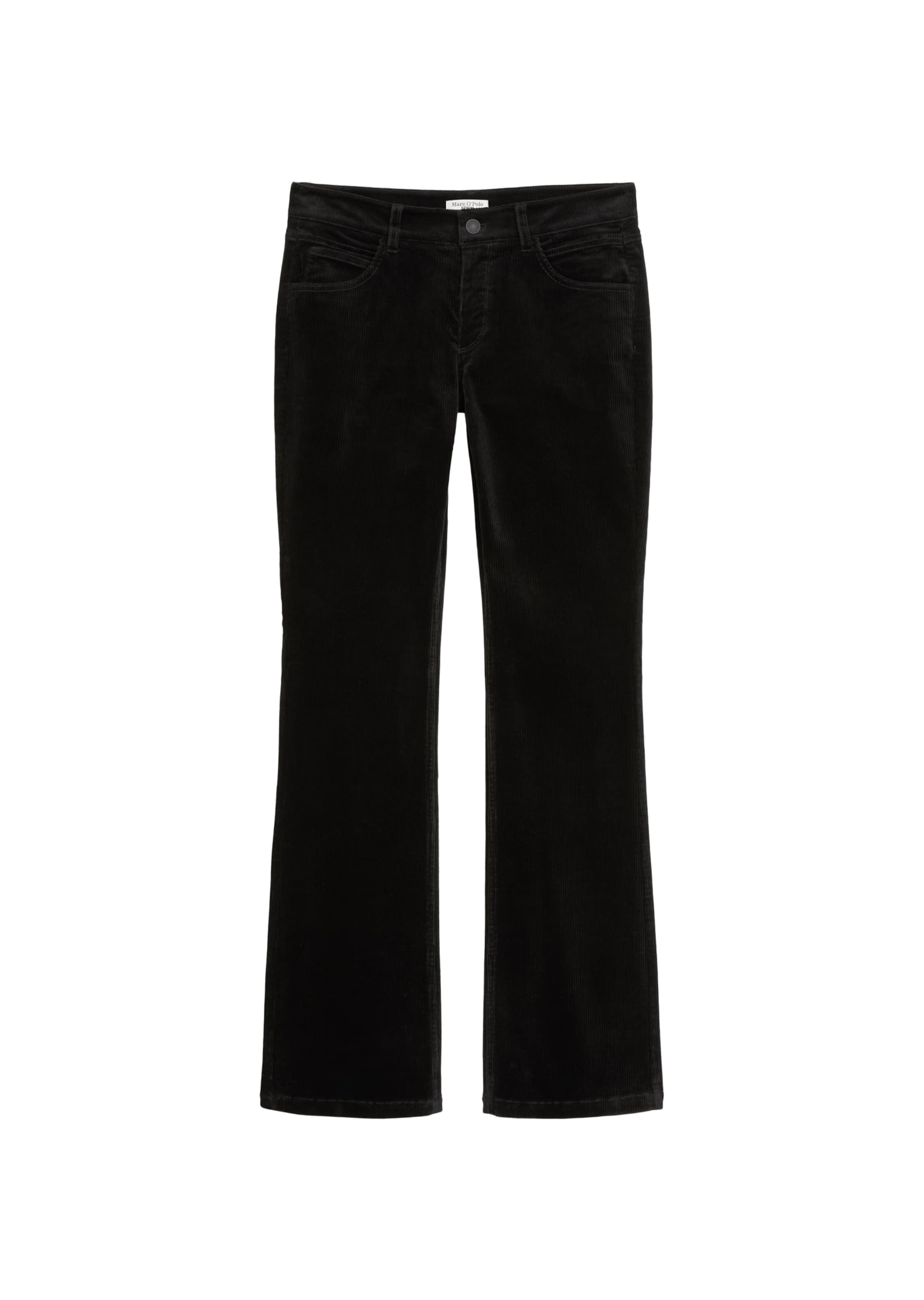 Marc O'Polo DENIM Bootcut Broek 'Tomma' in Zwart: voorkant