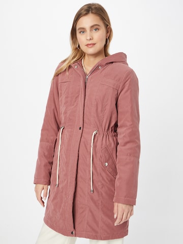 ABOUT YOU Between-Seasons Parka 'Charlize' in Pink: front