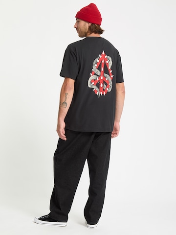 T-Shirt 'Snake Peace LSE' Volcom en noir