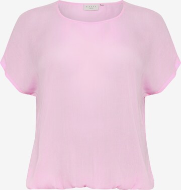 KAFFE CURVE Bluse 'Ami Stanley' i pink: forside