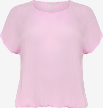 KAFFE CURVE - Blusa 'Ami Stanley' em rosa: frente