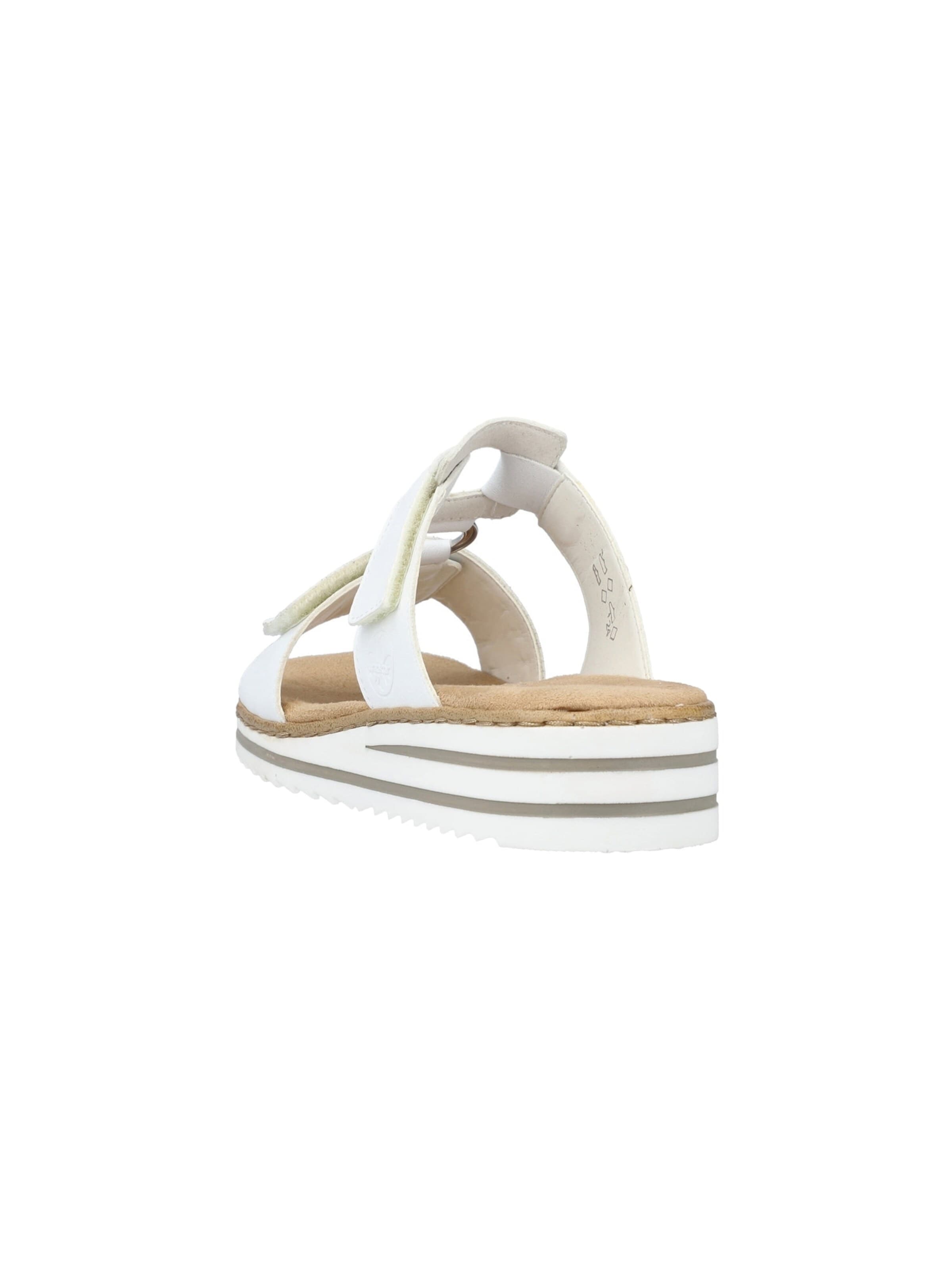 Mule Rieker en blanc