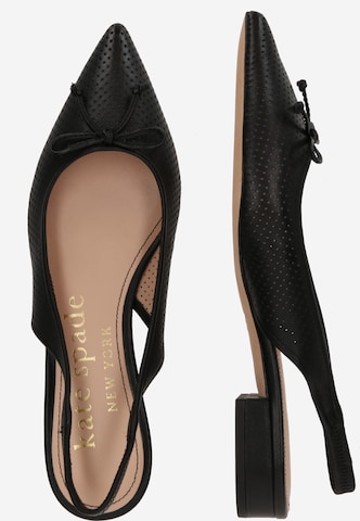 Kate Spade Ballet Flats with Strap 'VERONICA' in Black