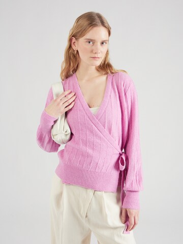 Cardigan 'TRINA' VILA en violet : devant