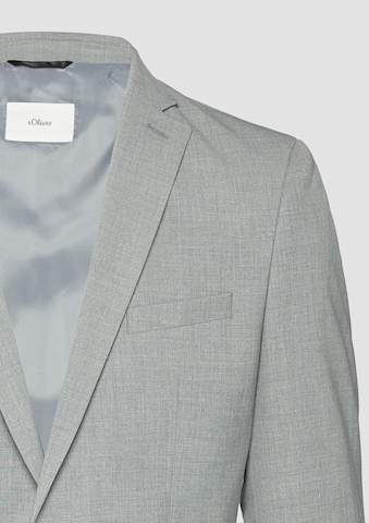 Coupe regular Veste de costume s.Oliver BLACK LABEL en gris