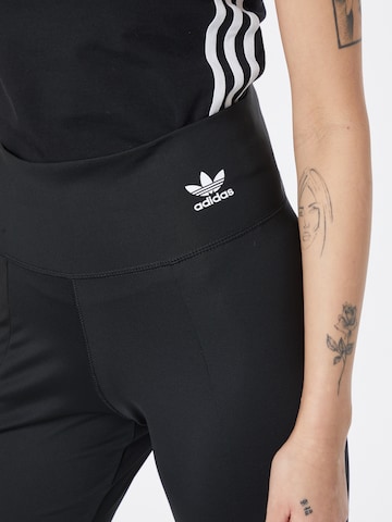 Slimfit Leggings 'Adicolor Classics Sst Open Hem' di ADIDAS ORIGINALS in nero