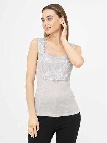 TOOche Shirt 'Frosted Elegance'‌‌‌‌‌‌‌‌ in Grau: Vorderseite