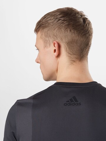 ADIDAS PERFORMANCE Performance Shirt 'Studio' in Grey