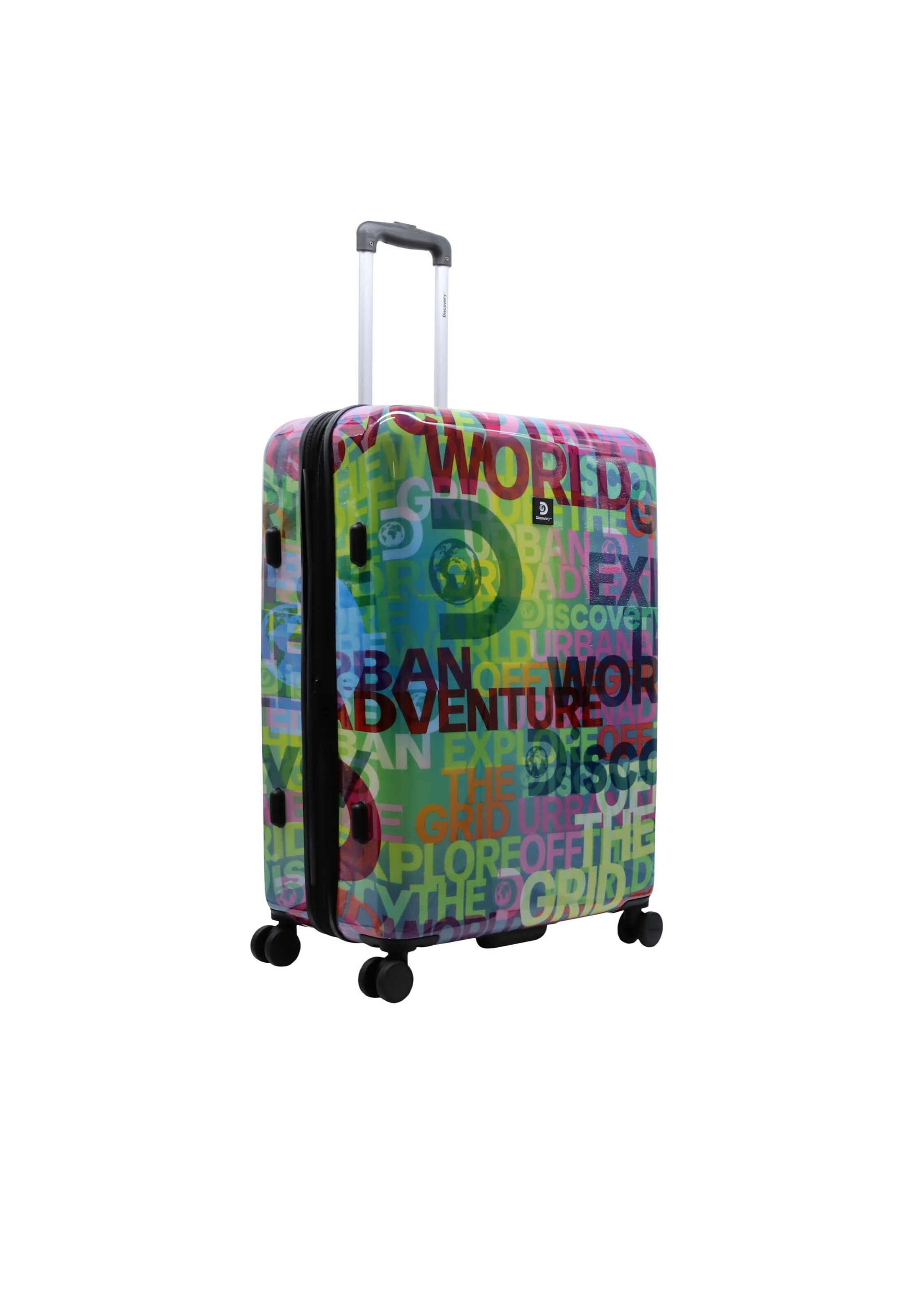 Discovery Suitcase 'EXPLORE THE WORLD' in Mixed colors
