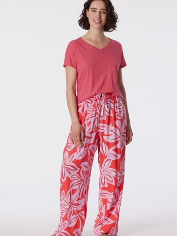 SCHIESSER Pyjamahose ' Mix + Relax ' in Pink