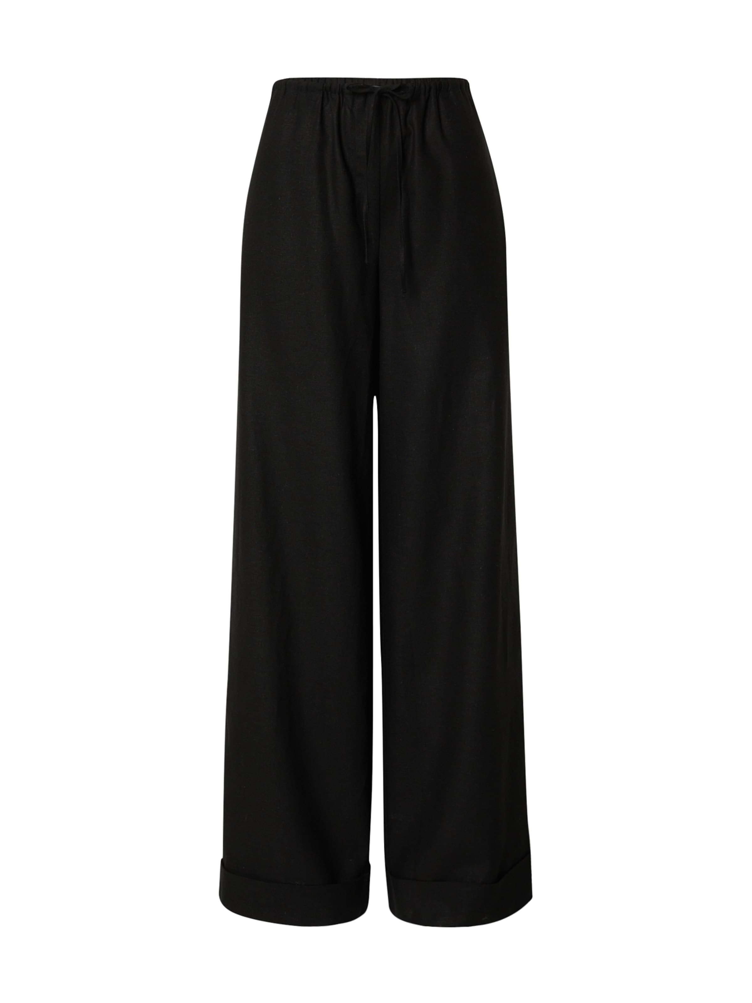 LeGer by Lena Gercke Wide leg Παντελόνι 'Effie' σε μαύρο: μπροστά