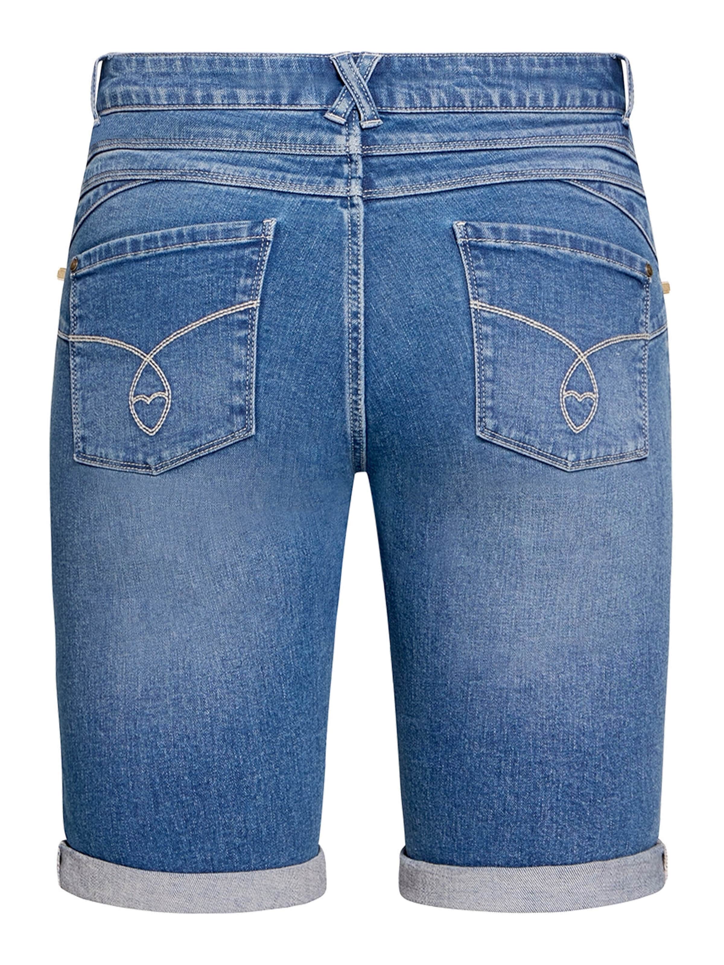 Skinny Pantaloni di Cartoon in blu