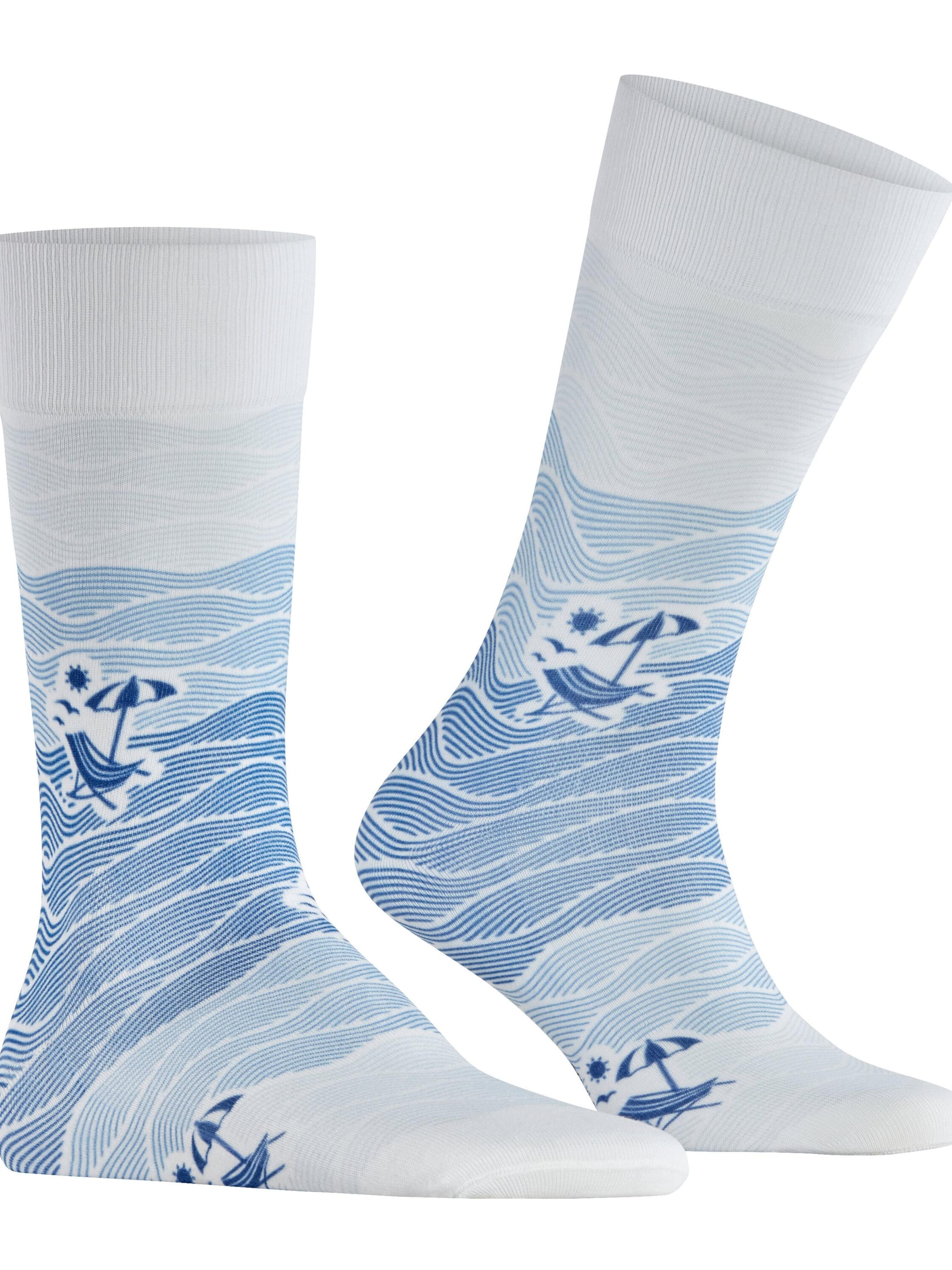 FALKE Socks 'Plage' in Blue