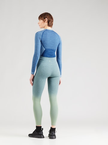 Hummel Skinny Sporthose in Grün