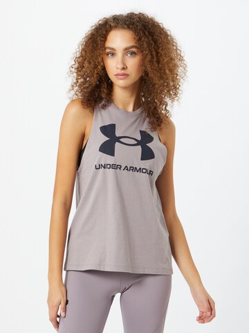 UNDER ARMOUR Športový top - fialová: predná strana