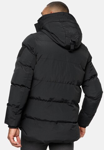 INDICODE JEANS Winter Jacket ' Rene ' in Black
