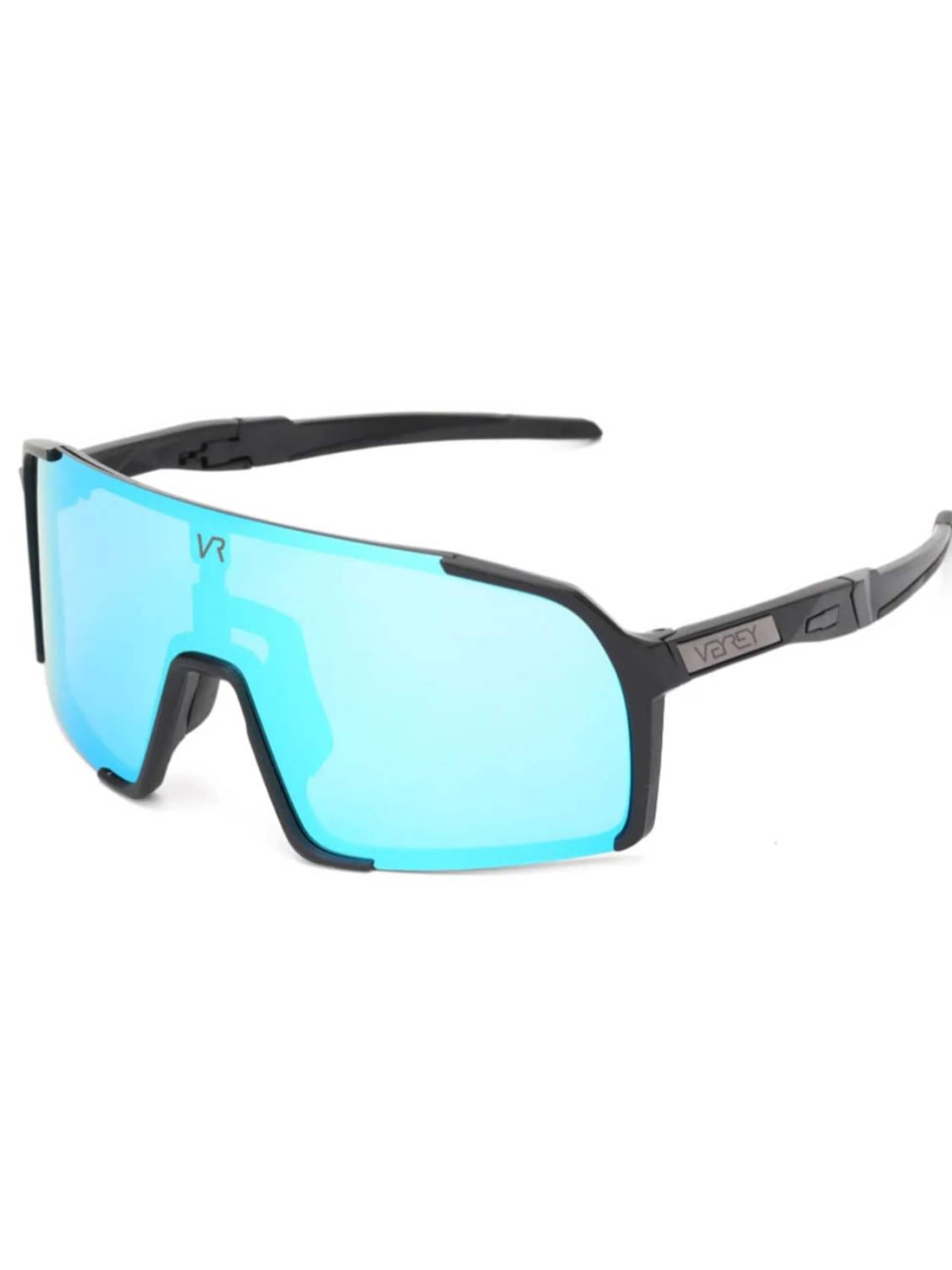 VEYREY Sports sunglasses 'Aeroblade' in Blue: front