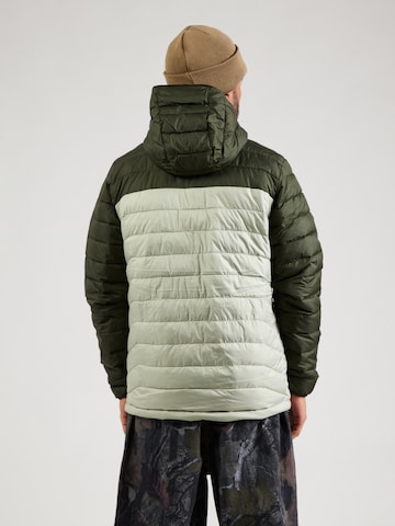 COLUMBIA Outdoorjacka 'Powder Lite II' i grön: baksida