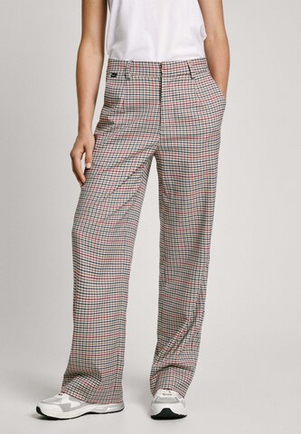 Pepe Jeans Loosefit Bandplooibroek ' BRISTOL ' in Gemengde kleuren: voorkant