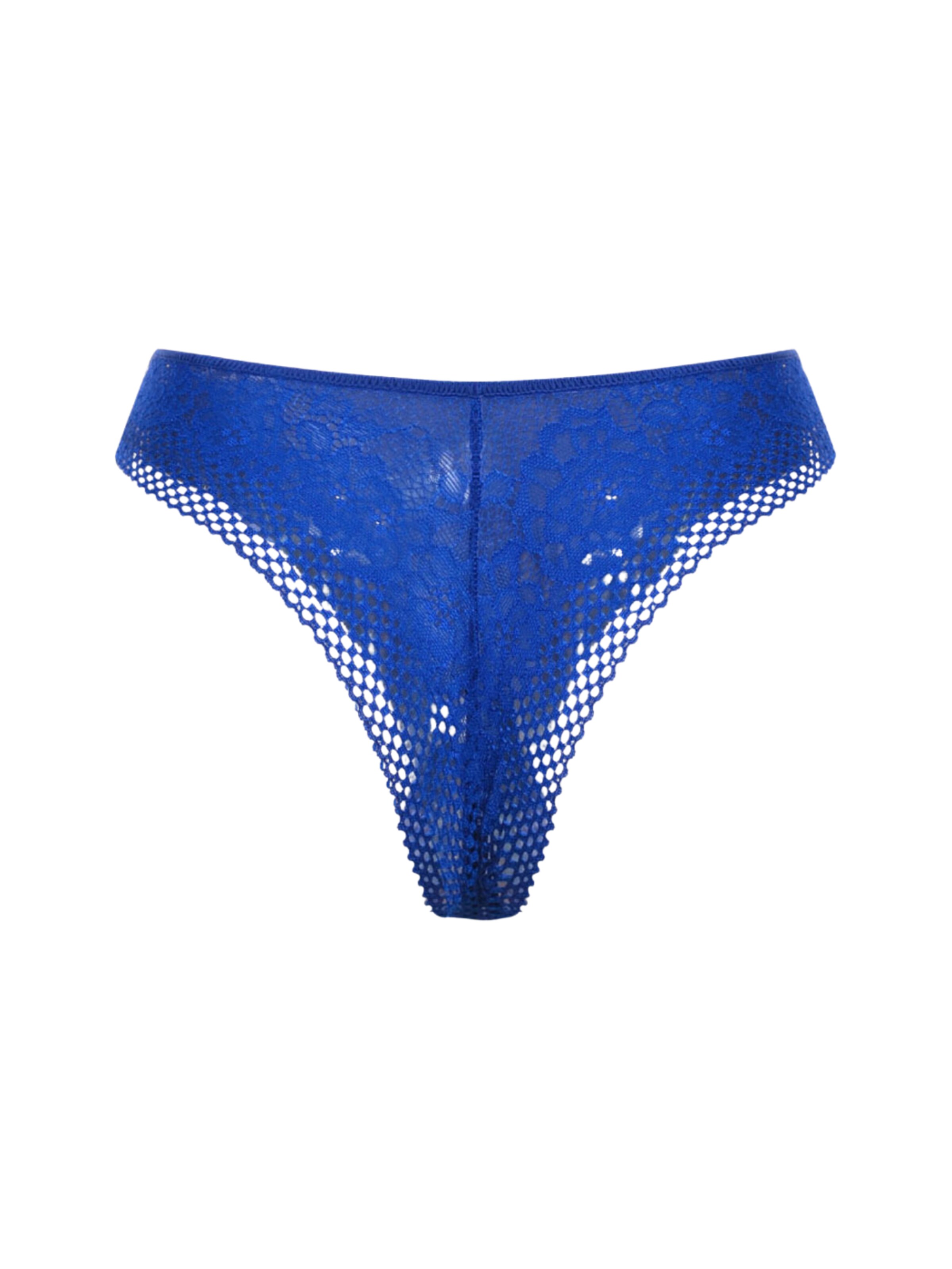 cfab (formerly creamy fabrics) String 'Tanga mit Spitze' in Blue