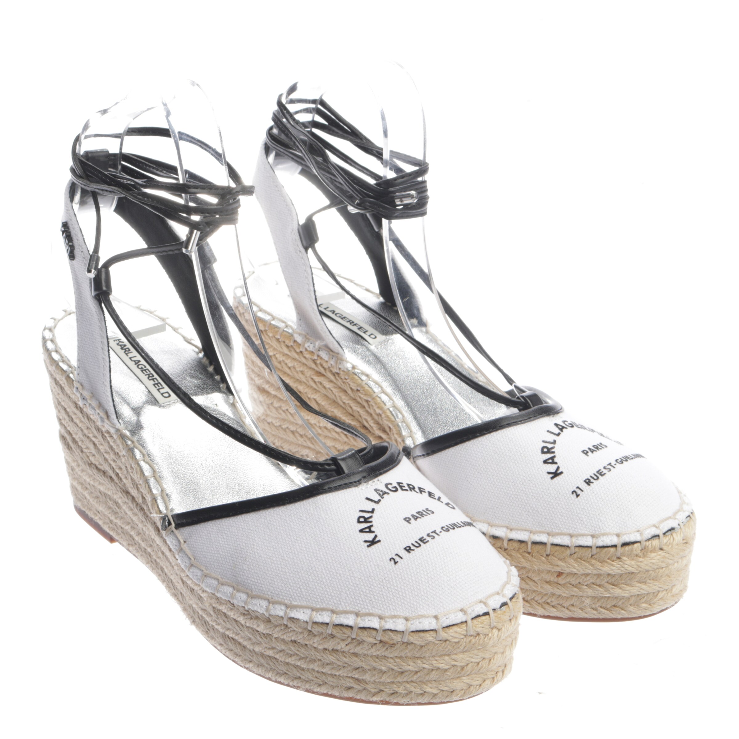 Karl Lagerfeld High Heels & Pumps in 39 in White: front