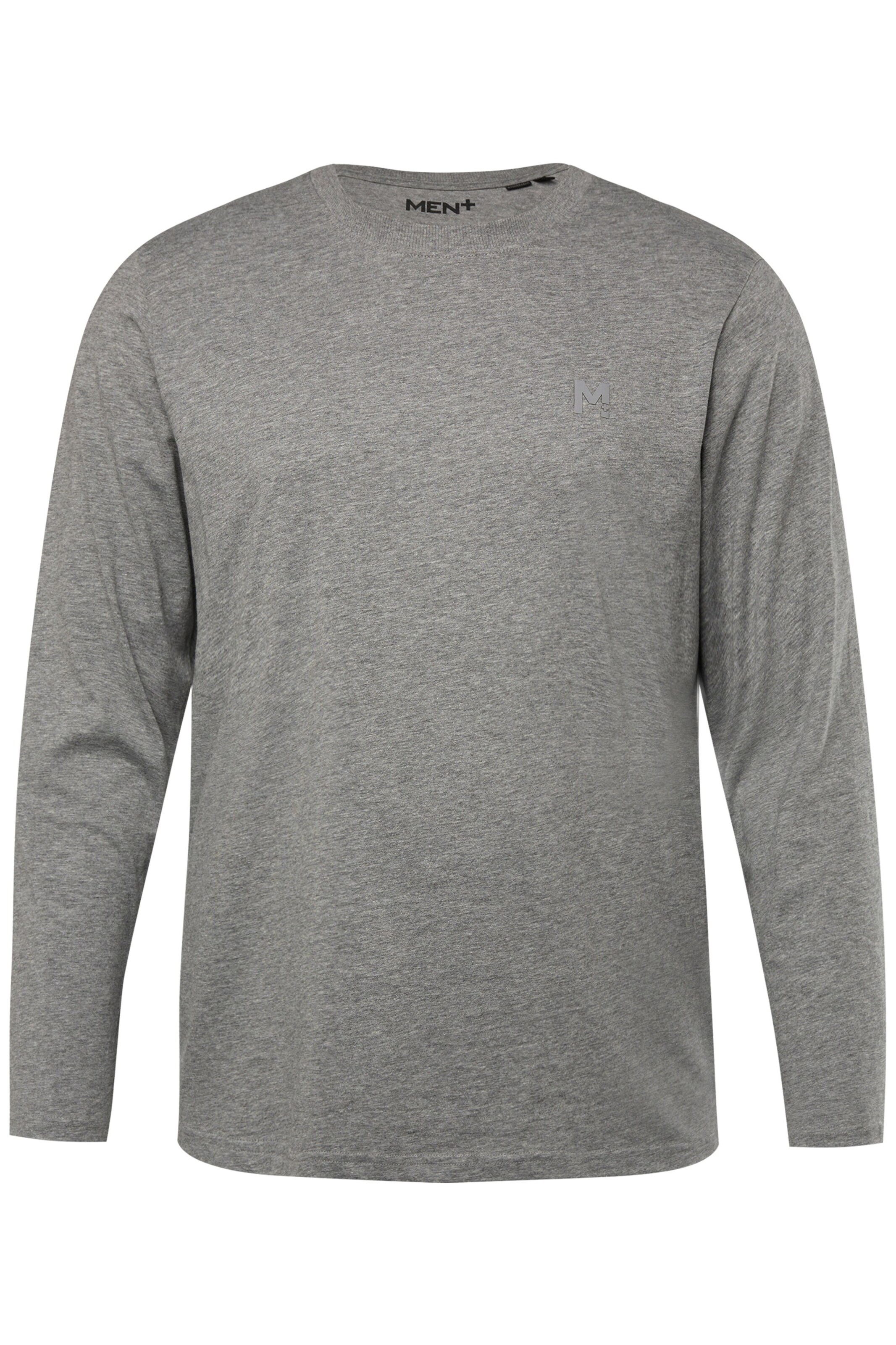 Men Plus T-Shirt in Grau: Vorderseite