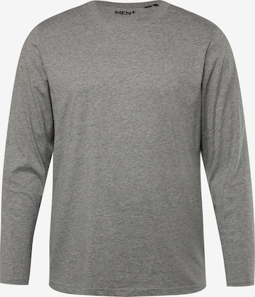Men Plus T-Shirt in Grau: Vorderseite