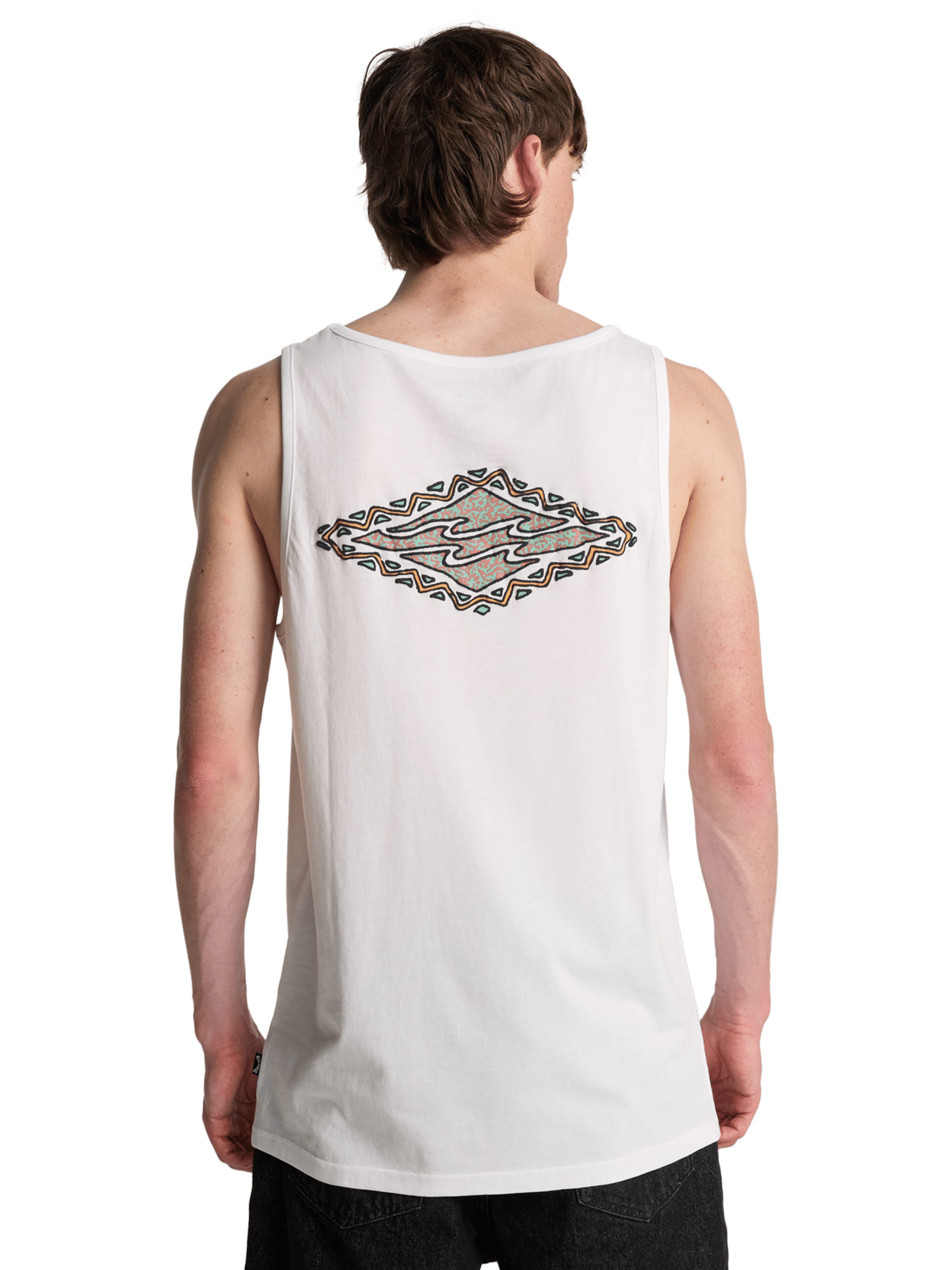 BILLABONG Shirt 'Crayon Wave' in Wit: voorkant