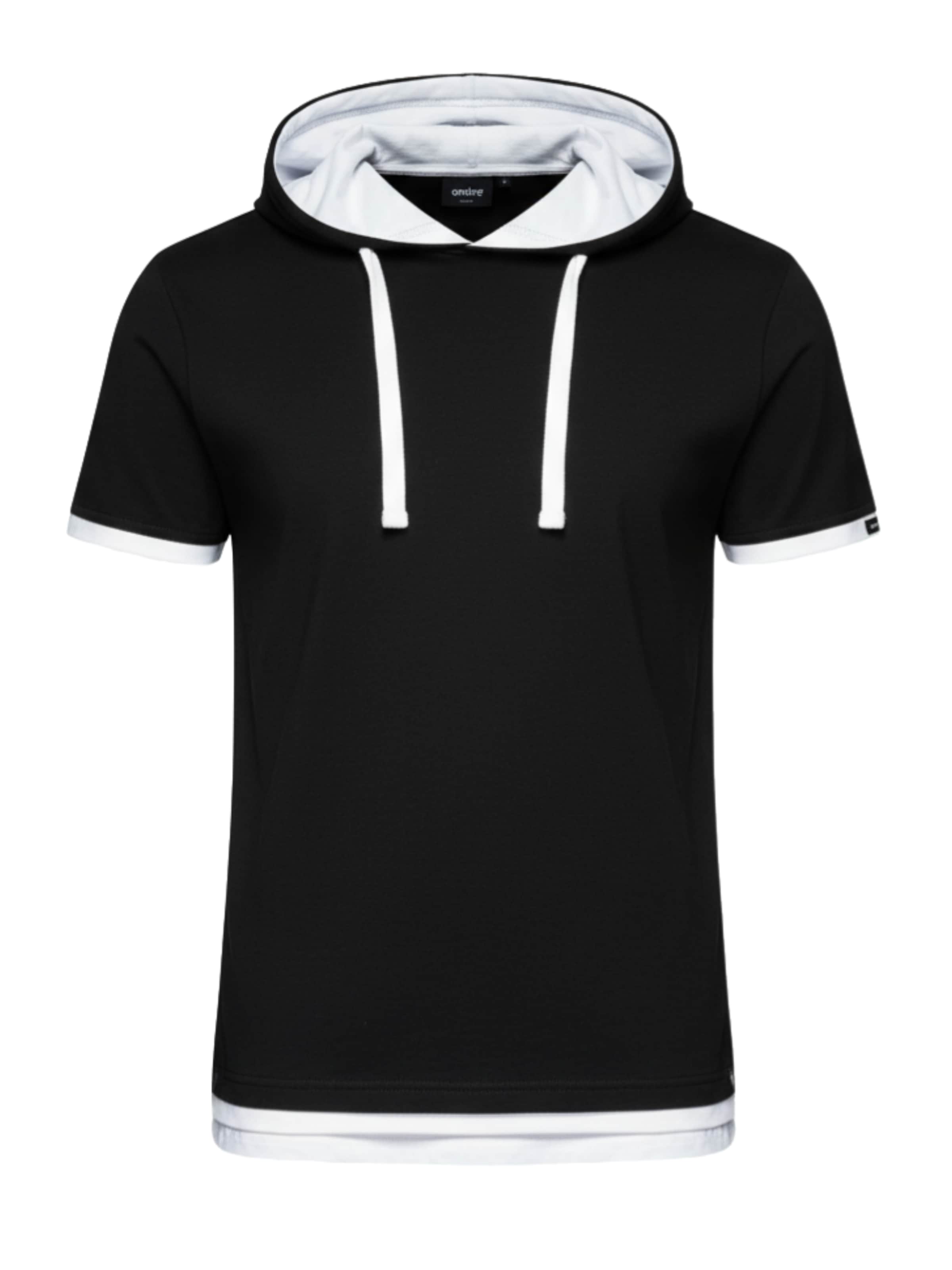 Ombre Shirt in Zwart: voorkant