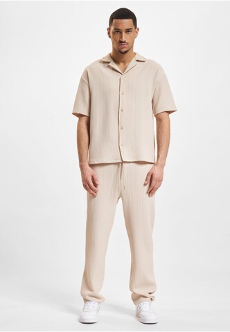 DEF Regular Fit Hemd 'Porto' in Beige