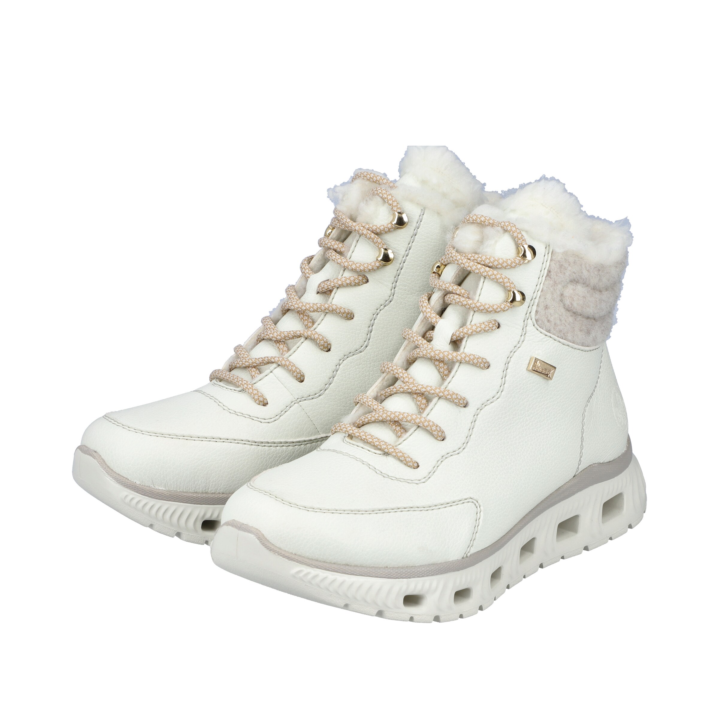 Rieker - Botim com fivela em branco