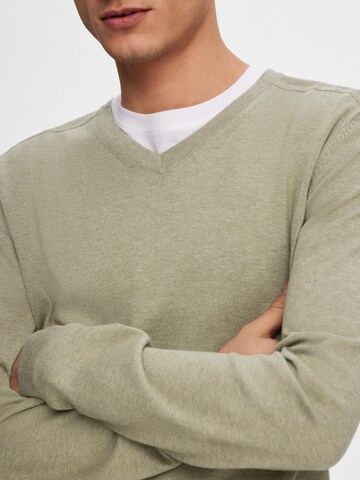 SELECTED HOMME Pullover 'BERG' i grøn