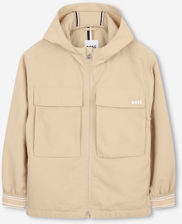 BOSS Välikausitakki värissä beige: etupuoli