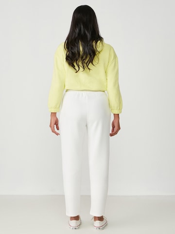 C&City Tapered Trousers in White