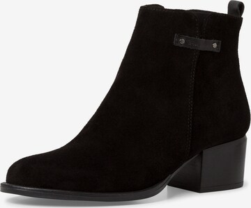 Bottines TAMARIS en noir : devant