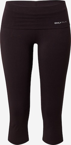 ONLY PLAY Workout Pants 'Fold' in Black: front