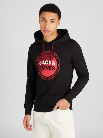 JACK & JONES Bluzka sportowa 'LOYD' w kolorze czarny: przód