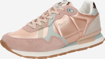 Pepe Jeans Sneakers laag 'BRIT PRINTY' in Oranje: voorkant