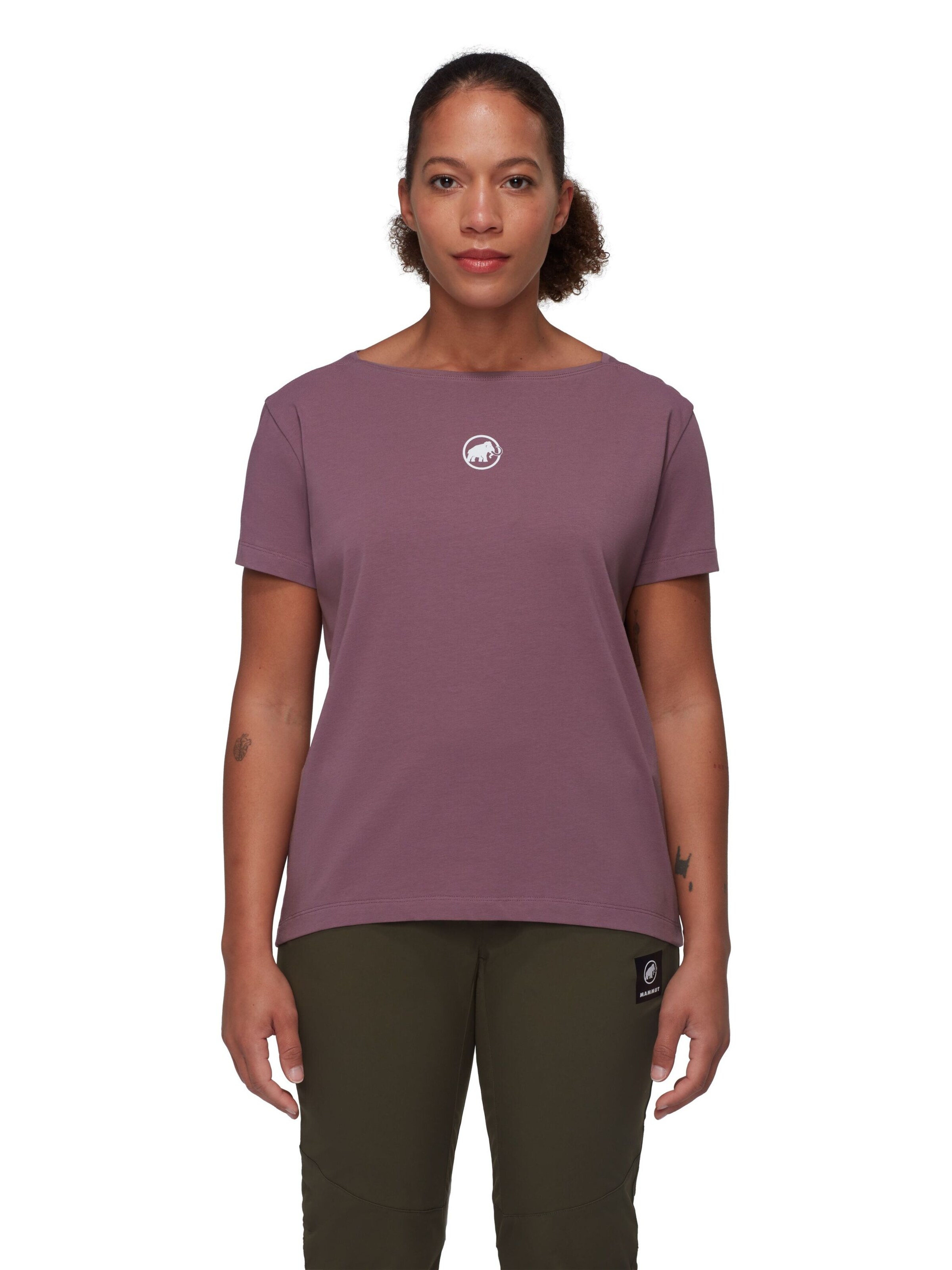 MAMMUT Performance Shirt 'Seon Original' in Purple: front