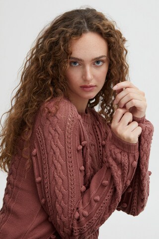 Atelier Rêve Strickpullover 'Kamelia' in Braun